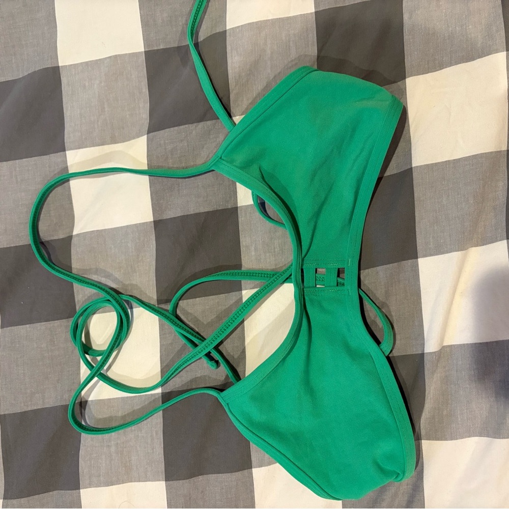 Jolyn Clothing Green Bikini Top